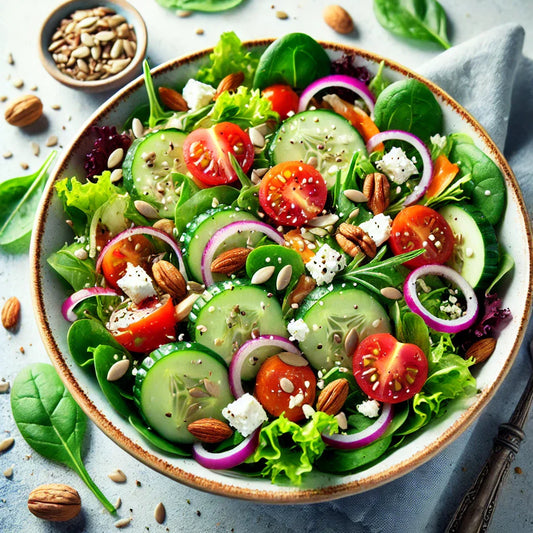 Fresh & Crunchy Garden Salad Recipe